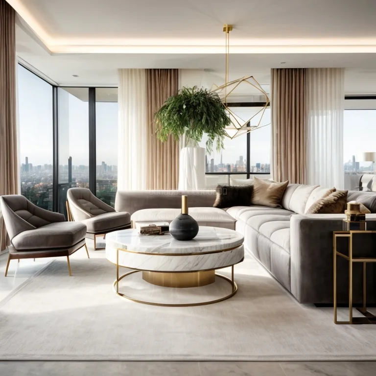 Panoramablick Luxuswohnung