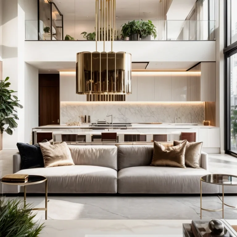 Interieur eines exklusiven Apartments